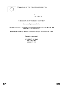 Impact Assessment - European Commission