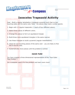 Isosceles Trapezoid Activity