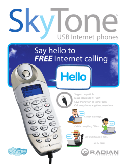 Say hello to FREE Internet calling