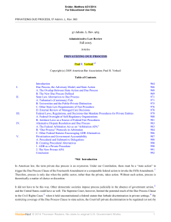 A. The Overlap Between State Action and Due Process