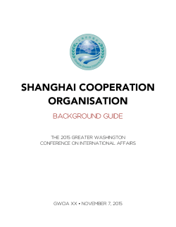 SHANGHAI COOPERATION ORGANISATION