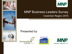 Business Leaders Survey Results