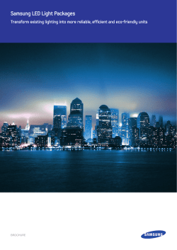 Samsung LED Light Packages