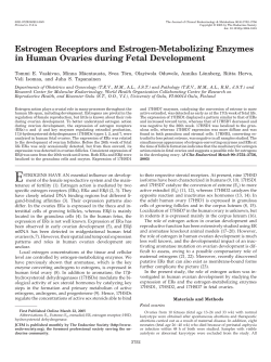 Estrogen Receptors and Estrogen-Metabolizing Enzymes in Human