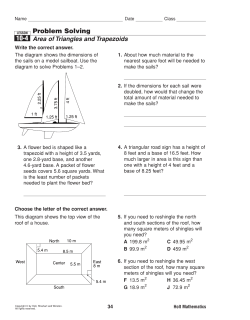 10-4 Problem Solving