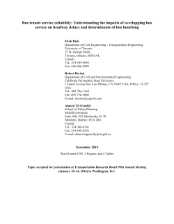 Bus transit service reliability: Understanding the impacts of
