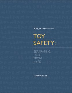 separating fact from hype - Toy Industry Association
