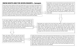 SNOW WHITE AND THE SEVEN DWARFS &ndash; Synopsis