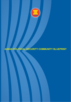 ASEAN Political-Security Community Blueprint