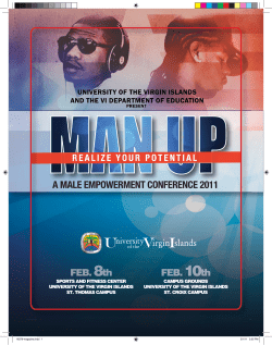REALIZE YOUR POTENTIAL - University of the Virgin Islands