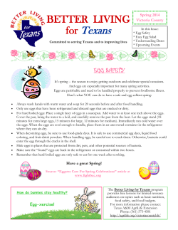 for Texans - AgriLife.org