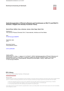 Hydrodeoxygenation of Phenol to Benzene and Cyclohexane on Rh