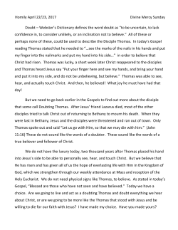 2017-04-23 - St. Cecilia Catholic Community