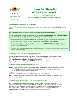 How Do I Keep My NYCHA Apartment?