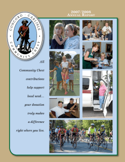 Community Chest contributions help support local need&hellip;