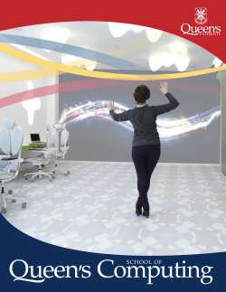 Brochure - Queen`s School of Computing