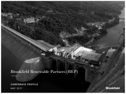 Investor Profile - Brookfield Renewable Partners