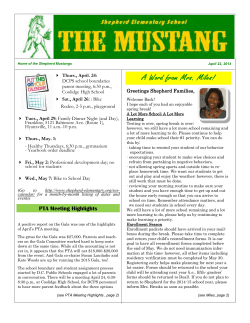 Apr 22, 2014 - Shepherd Elementary School