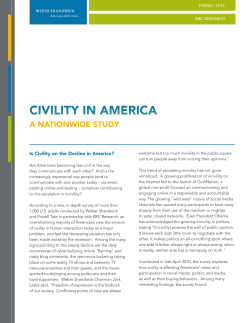 Is Civility on the Decline in America?