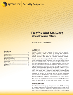 Firefox and Malware