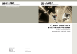 Current practices in electronic surveillance in the investigation of