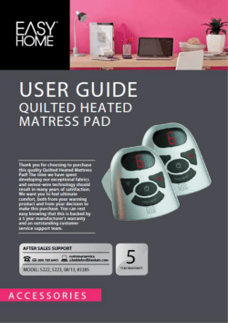 General Information and Safety