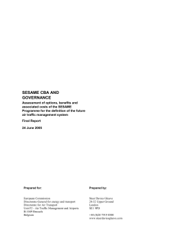sesame cba and governance