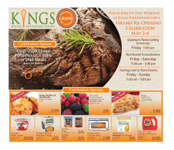 Celebration May 2-4 - Kings Food Markets