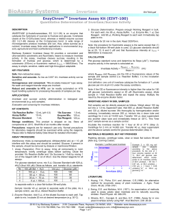 Datasheet PDF - BioAssay Systems