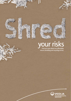 Document shredding services