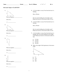 ExamView - Chapter 6 Test REVIEW.tst