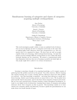 acquiring multiple overhypotheses