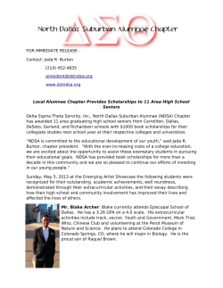 Local Alumnae Chapter Provides Scholarships to 11 Area High