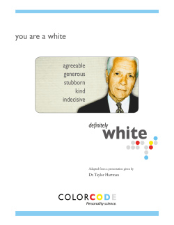 white - The Color Code