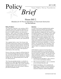 House Bill 2 - Texas Public Policy Foundation