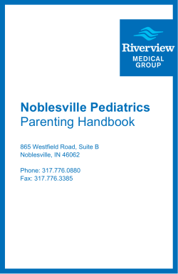 Noblesville Pediatrics Parenting Handbook