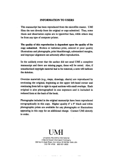 INFORMATION TO USERS