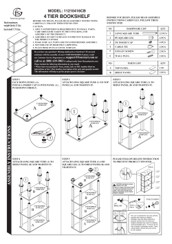 4 TIER BOOKSHELF 1 A