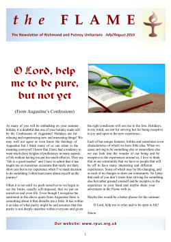 July August 2016 Flame - Richmond and Putney Unitarian Church