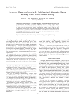 Improving Classroom Learning by Collaboratively