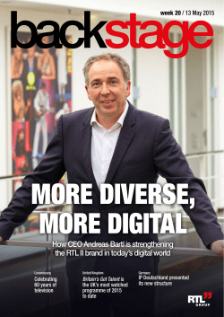 How CEO Andreas Bartl is strengthening the RTL II