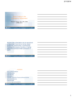 Injury and Fracture Coding for Family Practice
