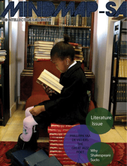 MindMap-SA Issue 3 Literature Edition