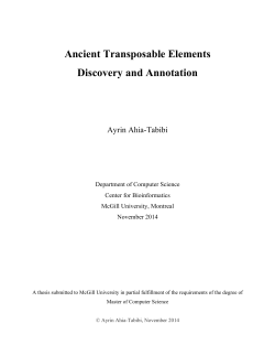 Ancient Transposable Elements Discovery and