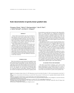 Euler deconvolution of gravity tensor gradient data