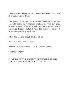 The Golden Bough (Vol. 2 of 2)