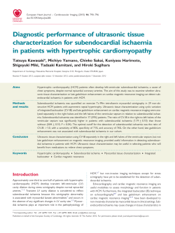 Diagnostic performance of ultrasonic tissue characterization for