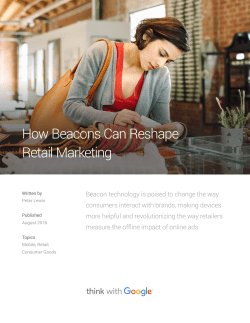 How Beacons Can Reshape Retail Marketing