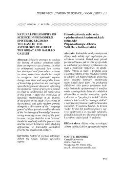 Teorie vědy 2011-1 - text.indd - Teorie vědy / Theory of Science