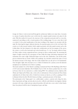 hidden harmony. the king`s game